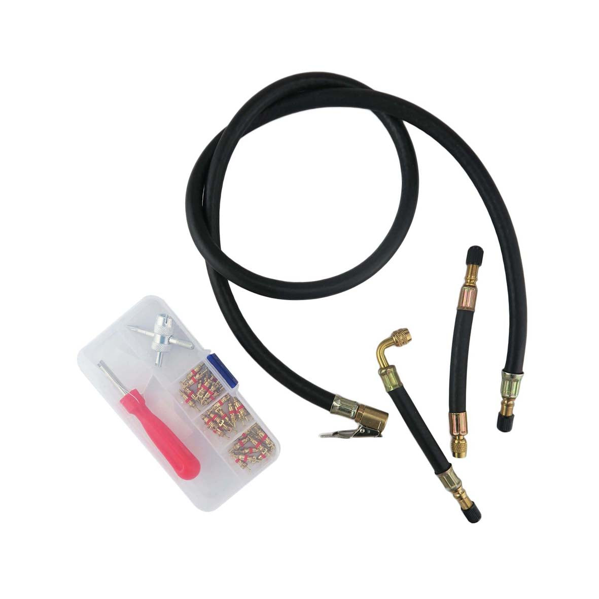 35pcs 4-in-1 Tyre Valve Core Repair Kit – Valve Core Remover Tool & 30 Replacement Valve Cores for Boiler Expansion Vessels