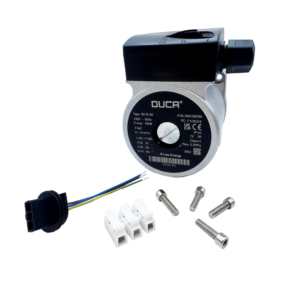 ALPHA CB24 CB28 CB24X CB28X Boiler Pump Head 1.015610