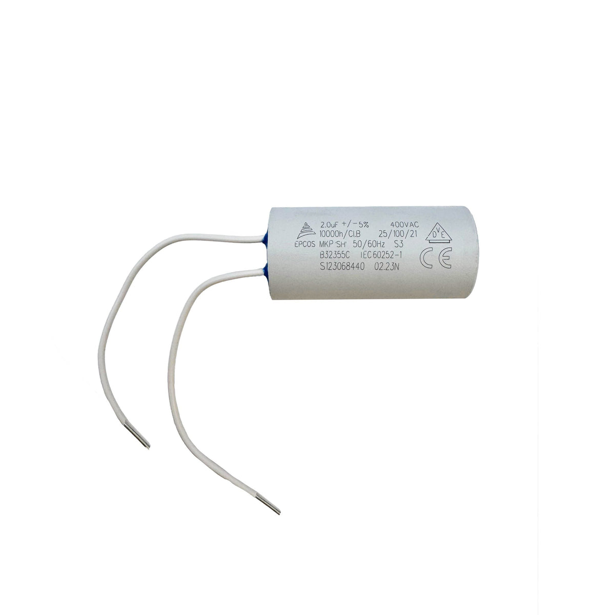 Motor / Pump Run Capacitor 2uF 400V EPCOS B32355C