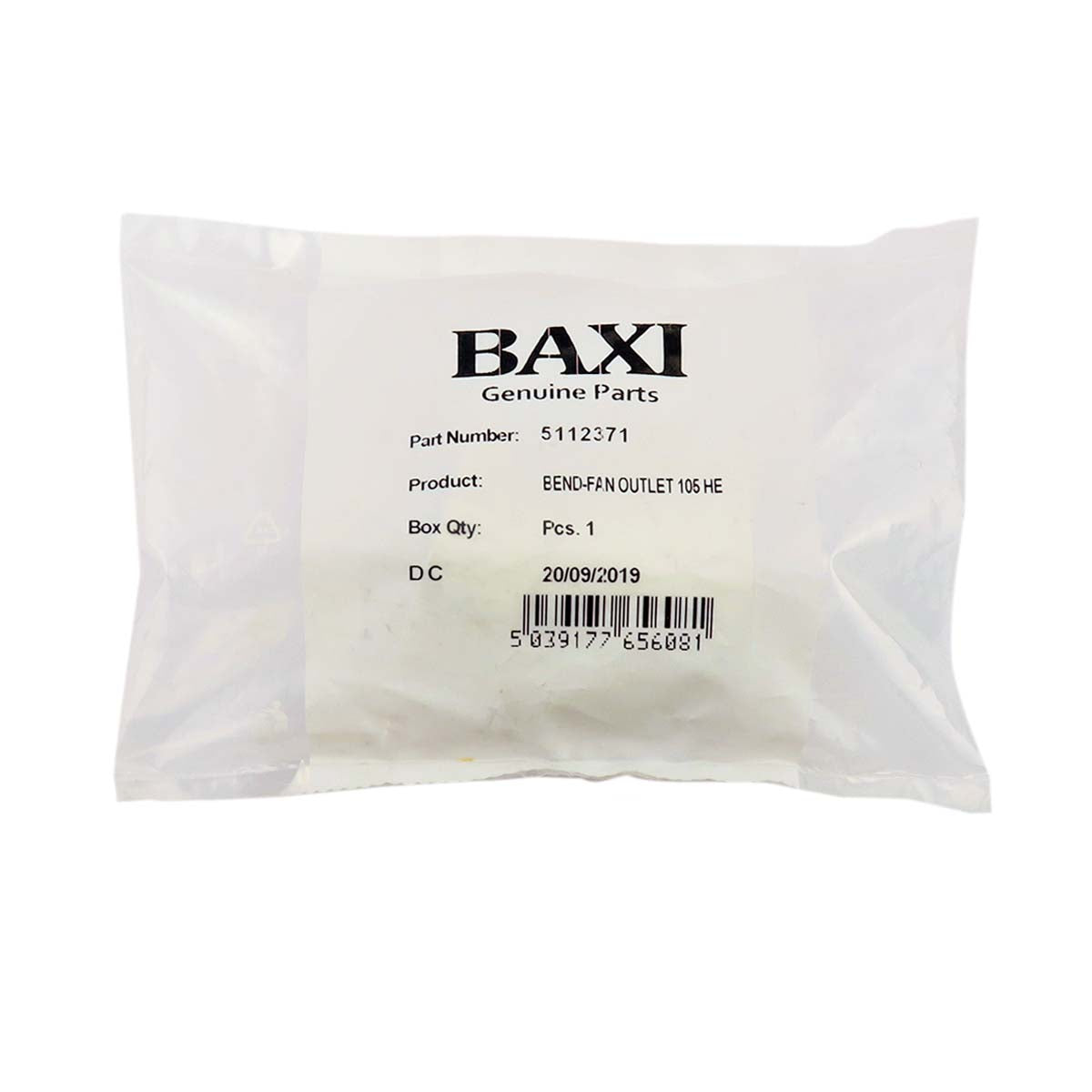 BAXI Bend Fan Outlet 5112371