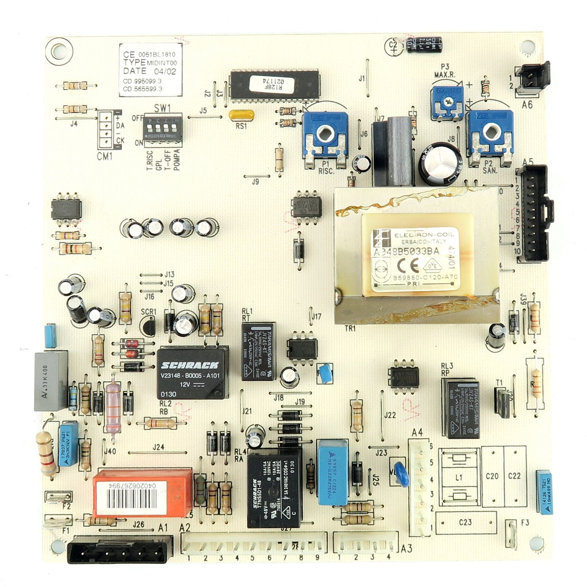 Baxi Potterton Main PCB 5112380 was 248074