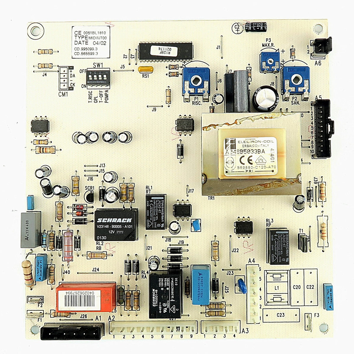 POTTERTON PERFORMA 28 30HE & SYSTEM 12HE 18HE 24HE 28HE PCB 5112380