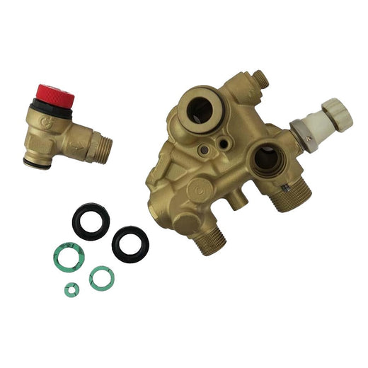 BAXI COMBI 105E & 105HE BOILER HYDRAULIC INLET ASSEMBLEY 248246 WITH NEW PRV