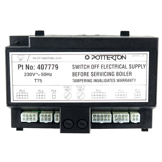 POTTERTON KINGFISHER MF 40 50 60 70 80 & 100 BOILER PCB 407779 WAS 900312