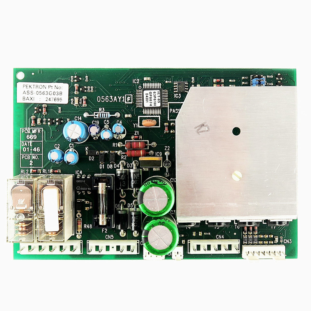 Baxi Barcelona Fan Control PCB 5106791 5106588 242463 247794 5106798 Type 2