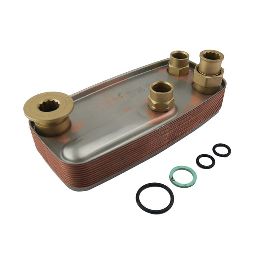 WORCESTER 24CDI & 26CDI PLATE HEAT EXCHANGER 12 PLATE 87161429000