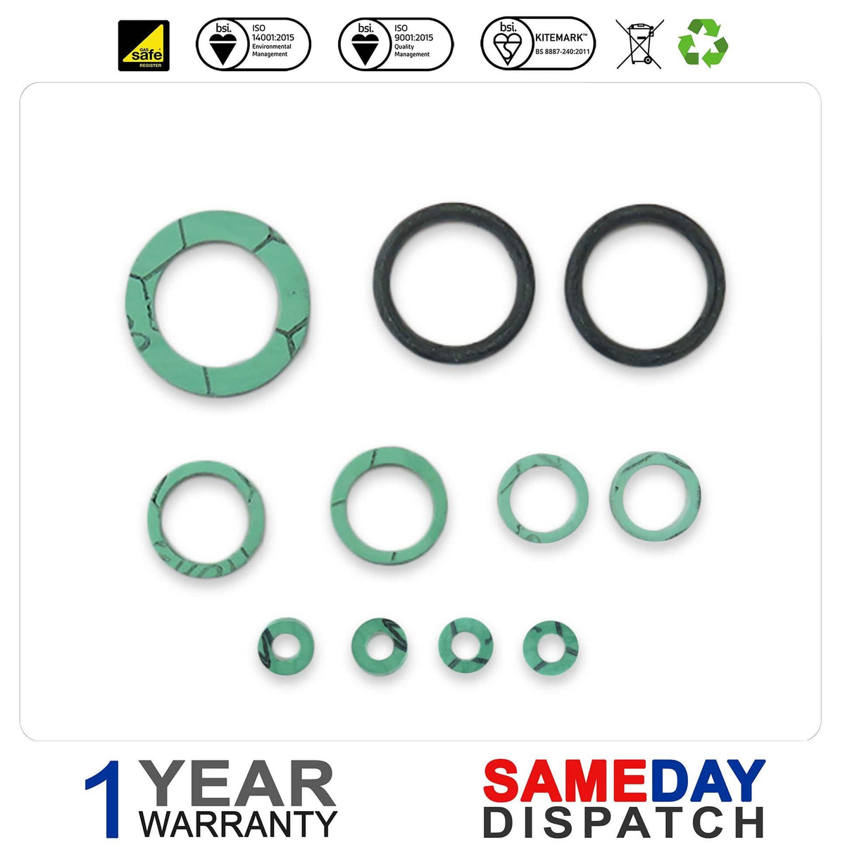 ALPHA OCEAN STYLE 80 FF & 80 OF SEAL WASHER KIT 6.1000715