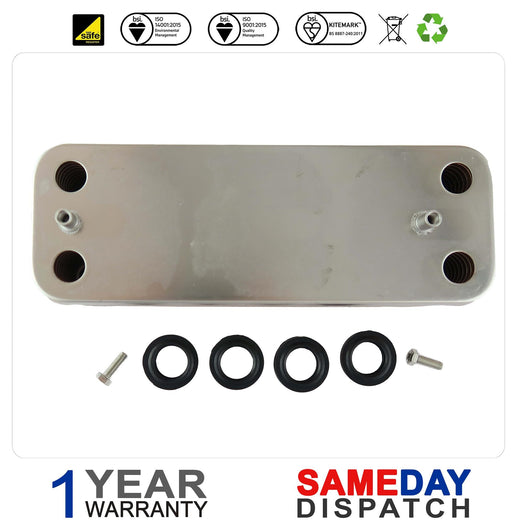 Baxi / Potterton Boiler Plate Heat Exchanger (20 PL) 7223558 was 5114708 248723
