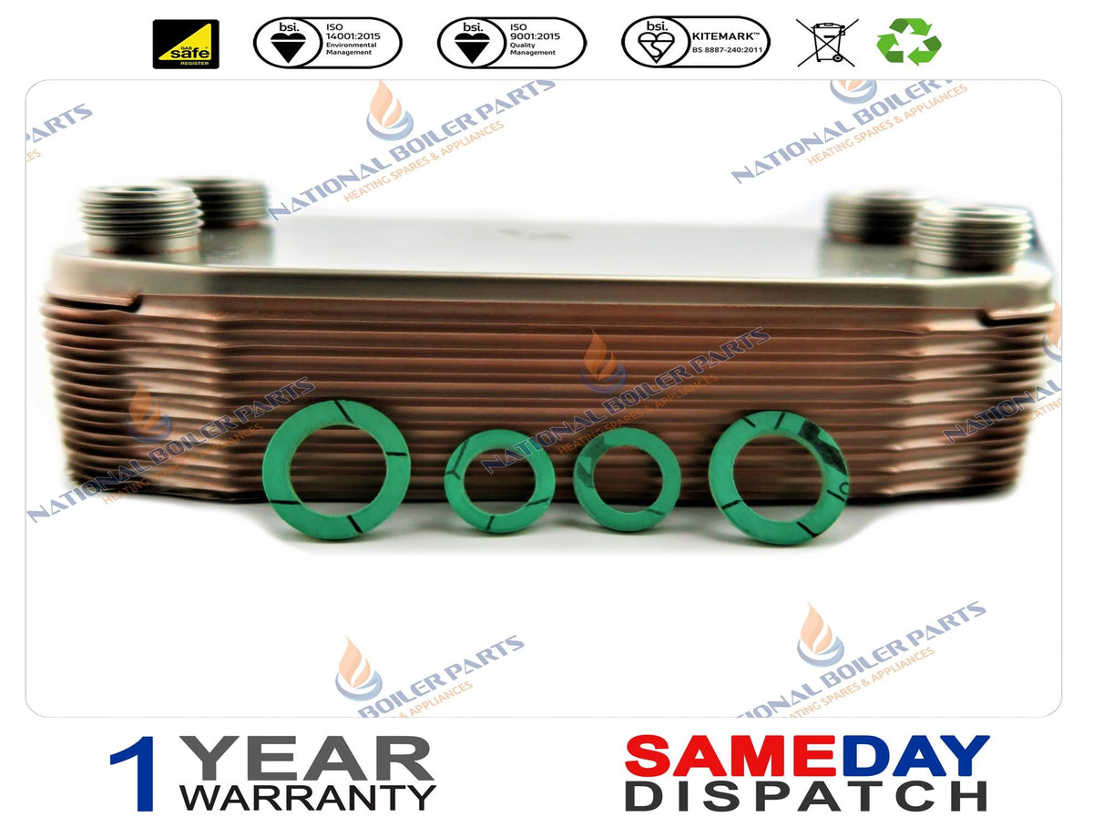 FERROLI MAXIMA 35C PLATE HEAT EXCHANGER (16P PLATE) 39824620