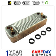 Glowworm Ultracom 24CXI & 30CXI Boiler PHE (16PL) Plate Heat Exchanger 002001440