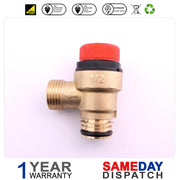 Glowworm Pressure Relief Valve (Brass) 0020047005 was 2000801904 0020014173 05722800