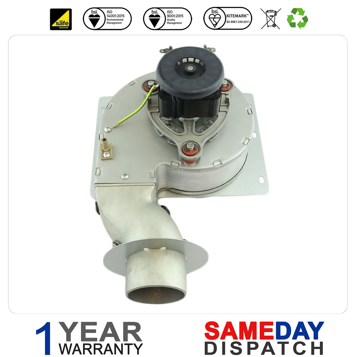 Ideal Classic Combi Fan+Plate And Spigiot 137568