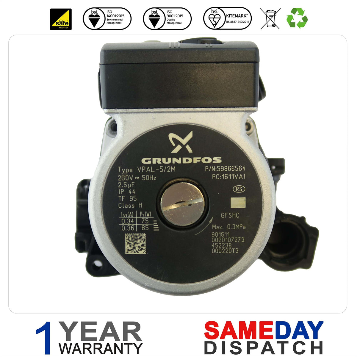 Glowworm Flexicom / Ultracom Boiler Pump 0020014171 was 0020014180