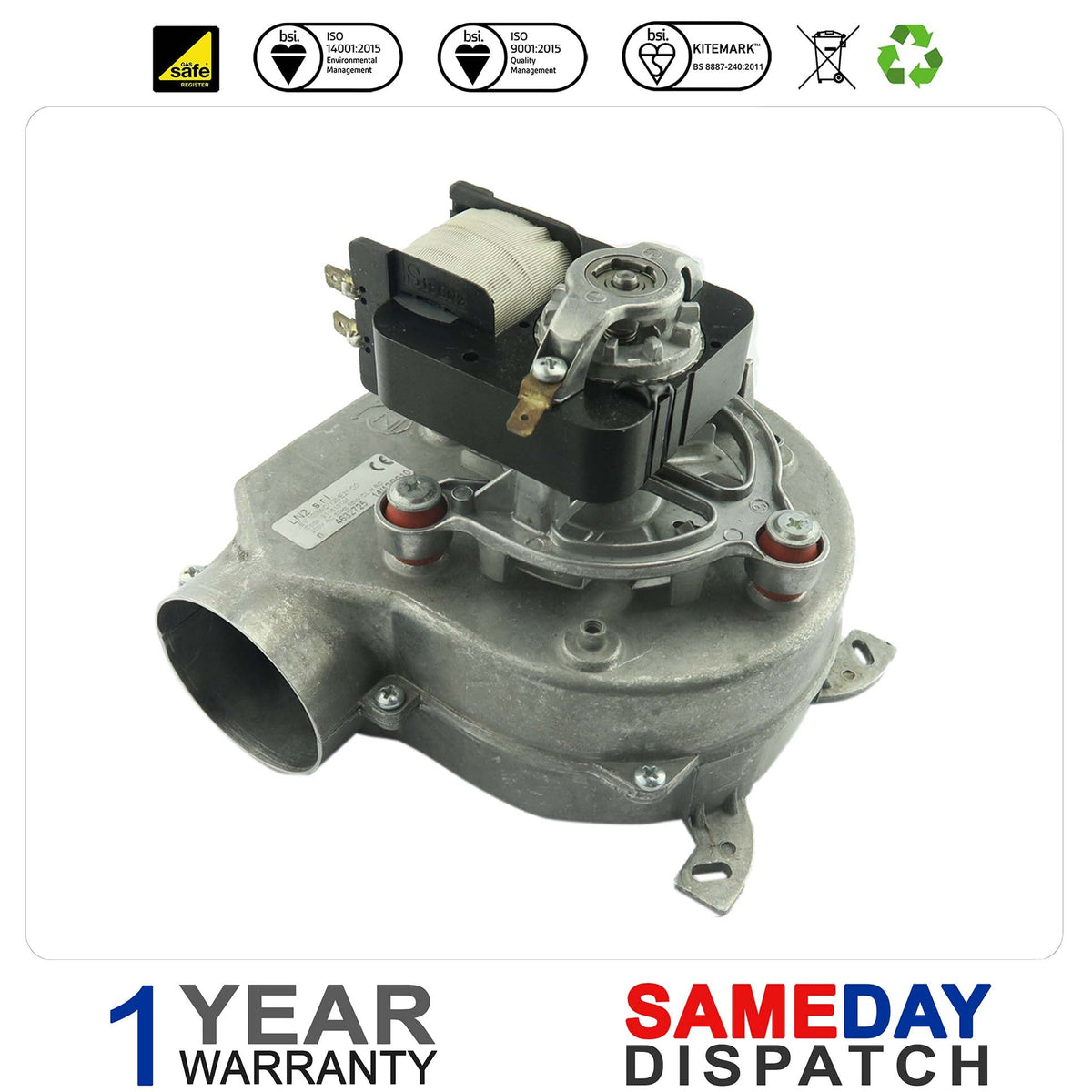 Alpha CB24 CB28 Boiler Fan Assembly 1.017998 was 1.015854 1.017264