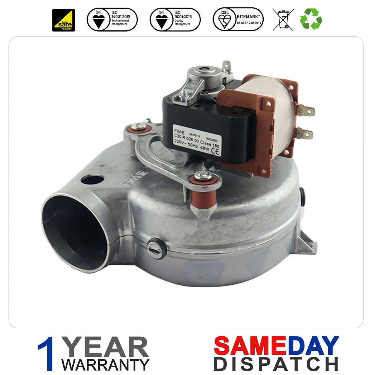 Vokera Boiler Fan Assembly 10023907 R10023907