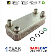 VAILLANT TURBOMAX PLUS 837 E VUW 362/2-5 & R3 DHW HEAT EXCHANGER (189mm) 065123