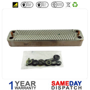 WORCESTER GREENSTAR JUNIOR 28i MK5 DHW 14 Plate HEAT EXCHANGER 87161066850
