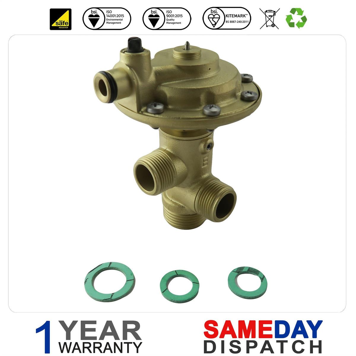 SAUNIER DUVAL SEMIA CONDENSE F24E F30E DIVERTER VALVE S1067600  See List Below