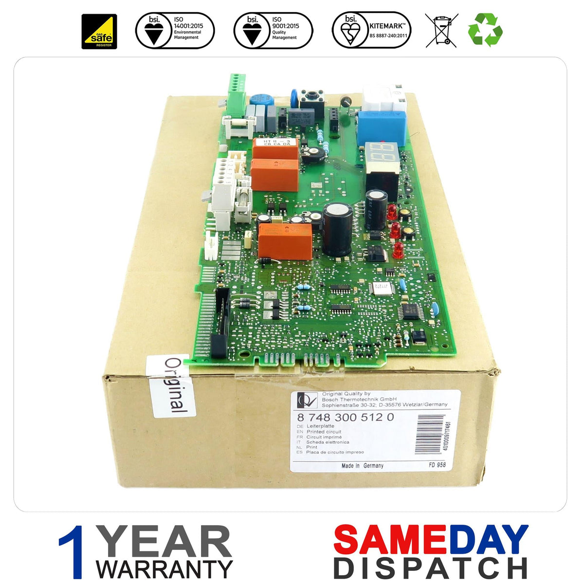 WORCESTER GREENSTAR 30/35HE PLUS PCB 87483005120
