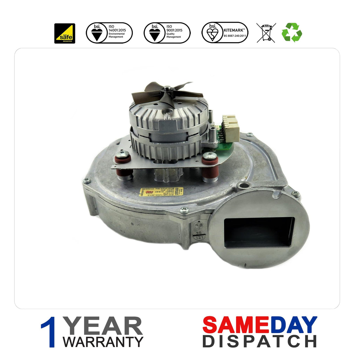 474376 REFURB BAXI 5109926 FAN
