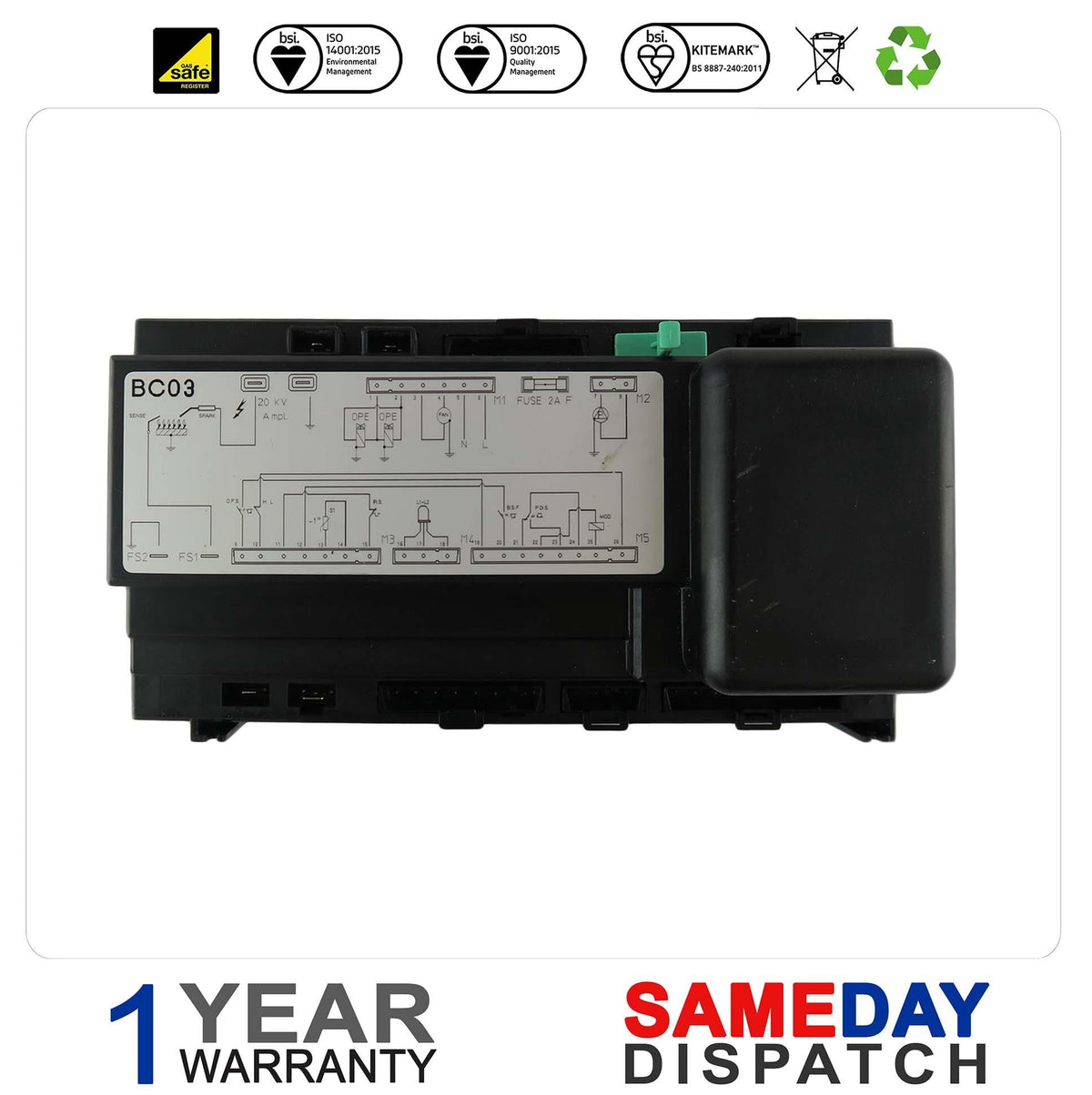 VOKERA SPECIAL EXCELL 80E/90E (C7068) IGNITION CONTROL PCB 7097