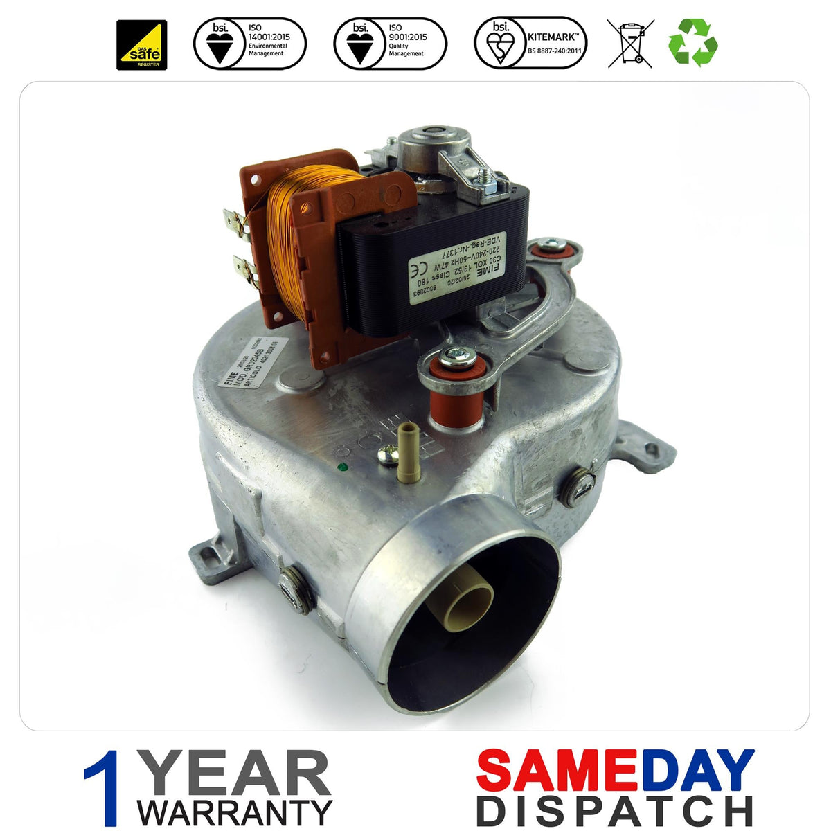 Biasi Boiler Fan Assembly Bi1366103