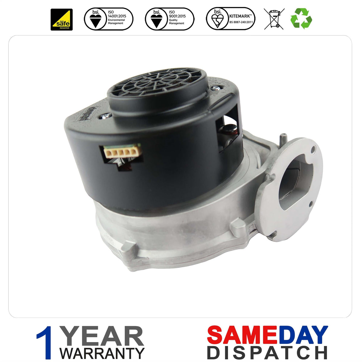 Vokera Linea 32HE 35HE 36HE & Mynute 35HE Boiler Fan Assembly 10027051 R10027051