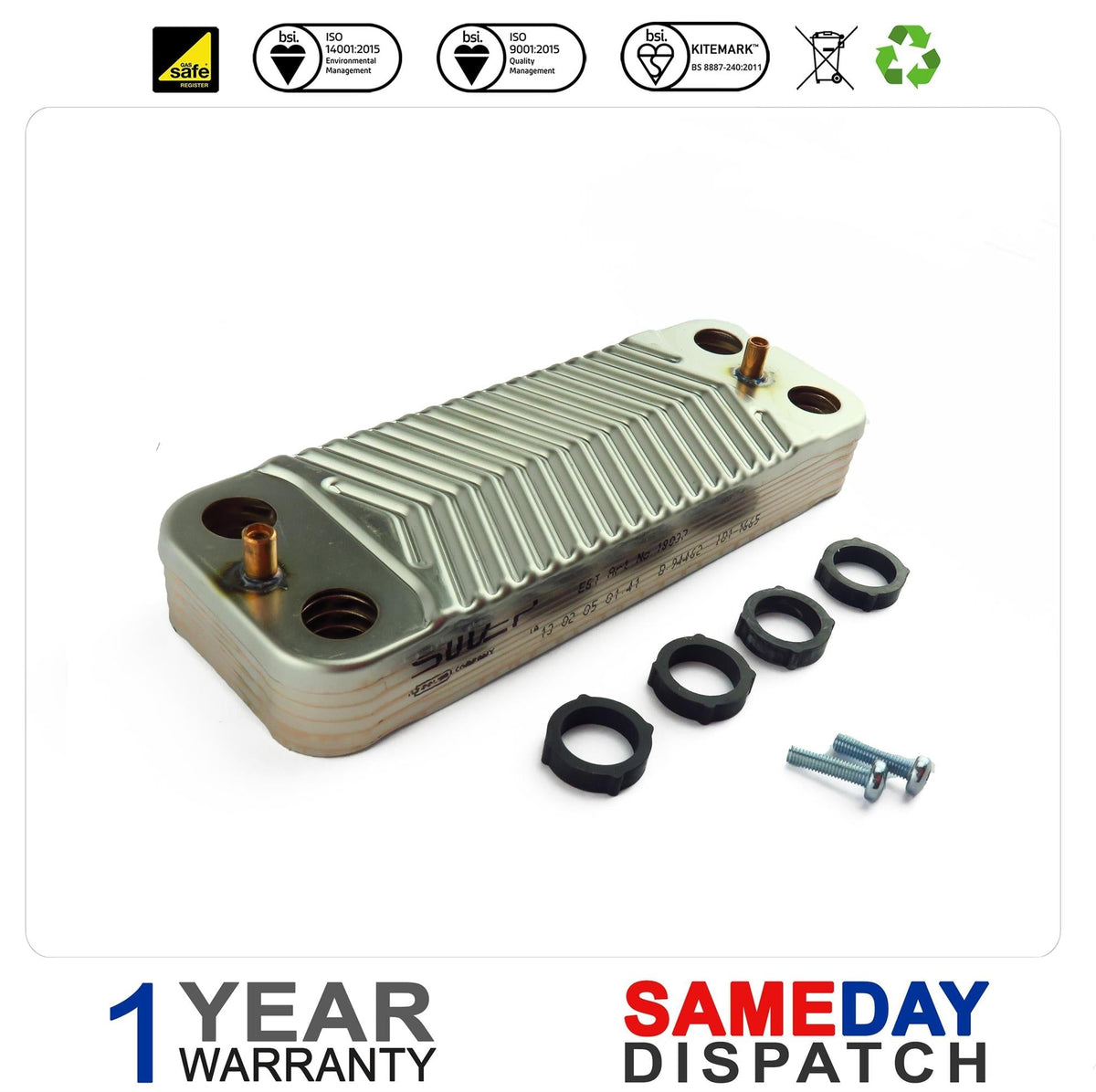 SAUNIER DUVAL THEMACLASSIC F24E HEAT EXCHANGER S1005800 Brand New