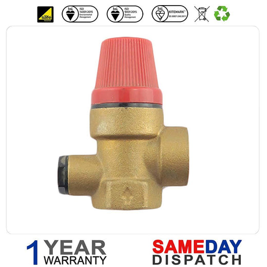 Caleffi Pressure Relief Valve Female D 1/2"  Brand New PRV 313430