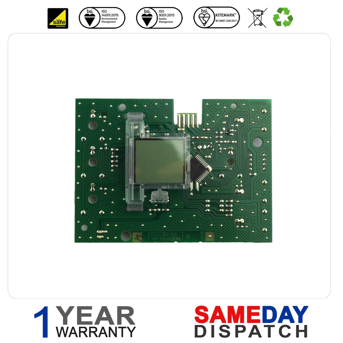 Glowworm Boiler Display Board PCB 0020027897
