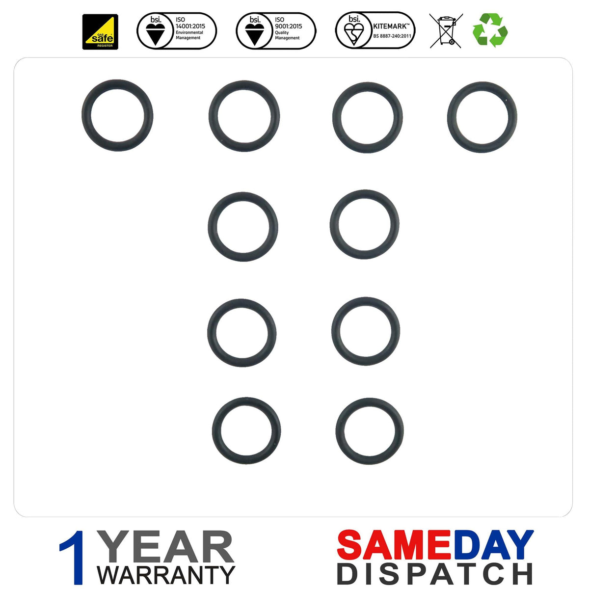 Vaillant Packing Ring Gasket O'Ring x 10 981165