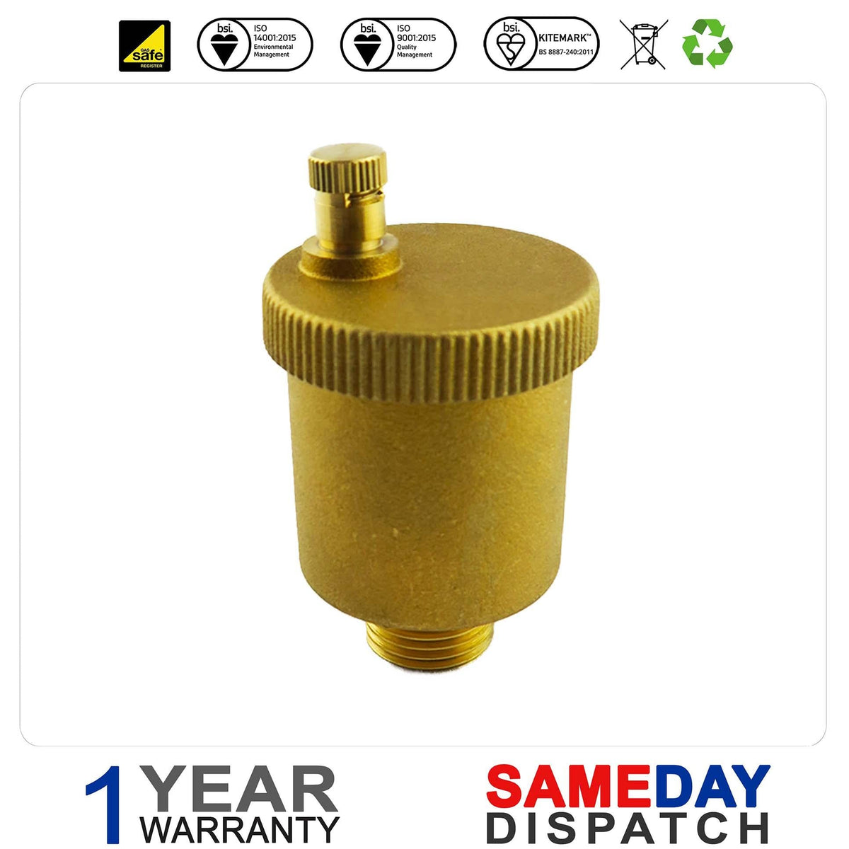 Biasi 1/2" Boiler Auto Air Vent BI1002111