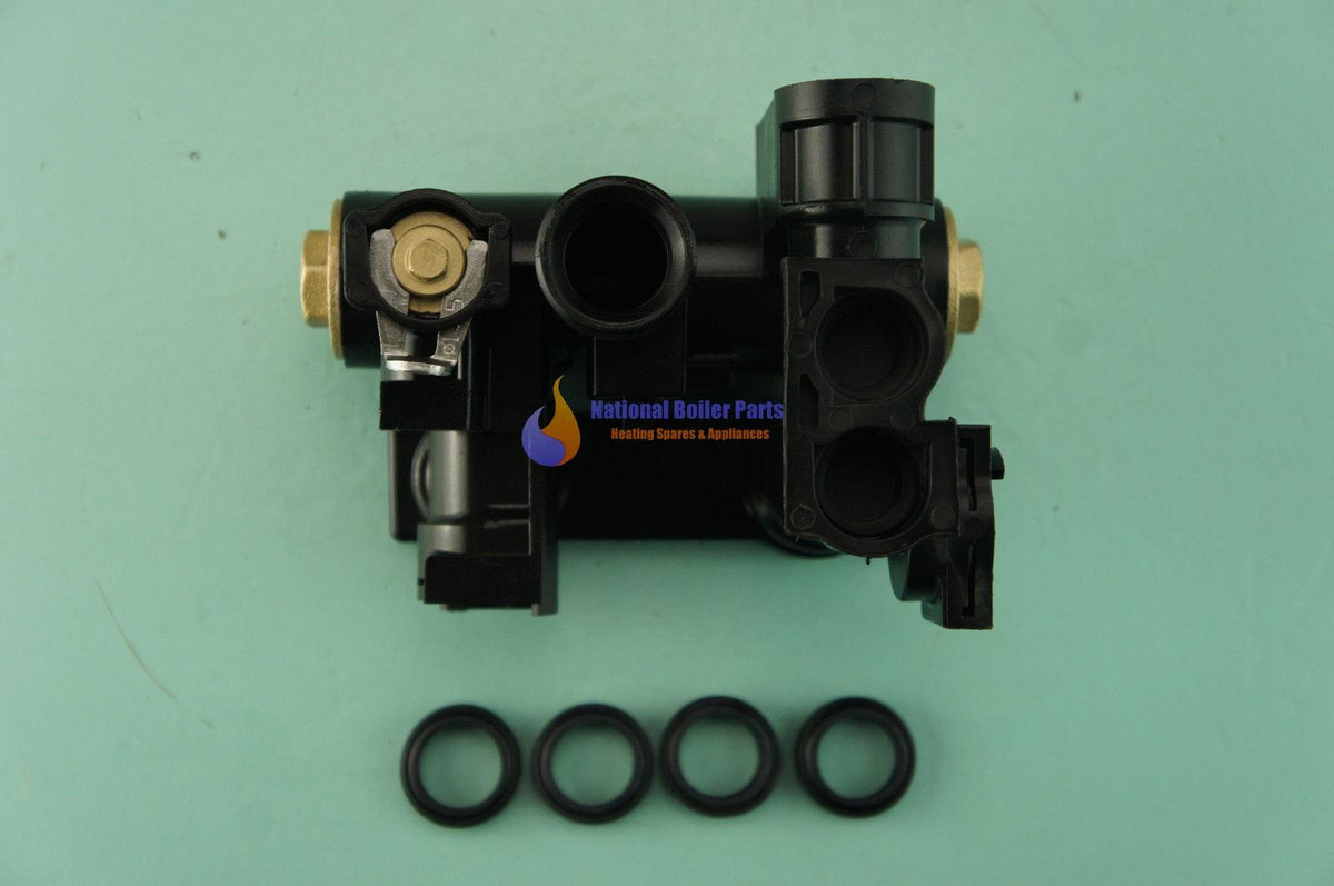 GLOWWORM 23 C PLASTIC HYDRAULIC BLOCK OR DIVERTER VALVE 0020015126