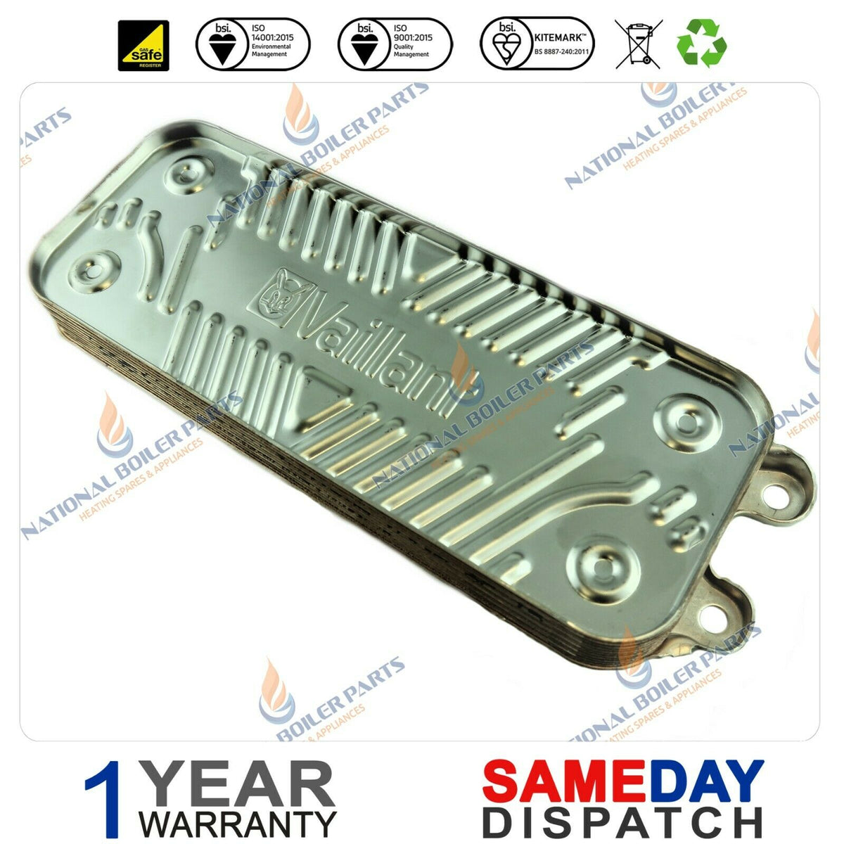 Vaillant EcoTEC Plus Plate Heat Exchanger GENUINE ORIGINAL NEW