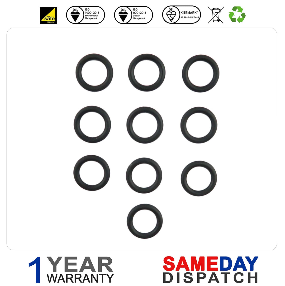 ARISTON MICROGENUS 23 27 MFFI & HE 24 28 32 MFFI O'RING PACK OF 10 998424