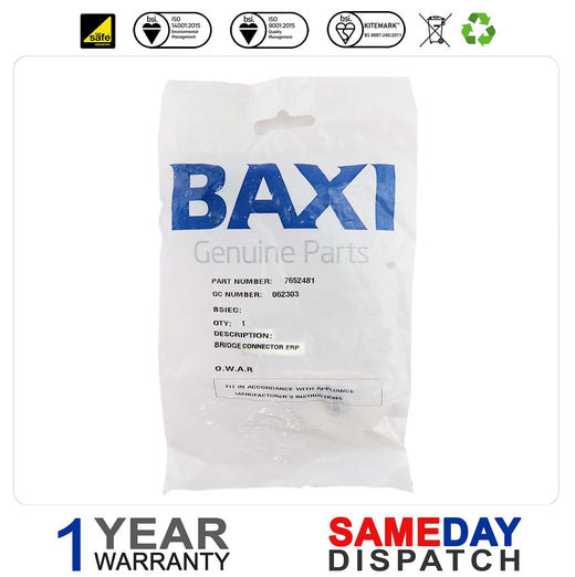 Baxi Gold Promax Titanium Bridge Connector 7652481