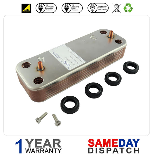 Baxi Combi Maxflue Boiler Hot Water Heat Exchanger 248047