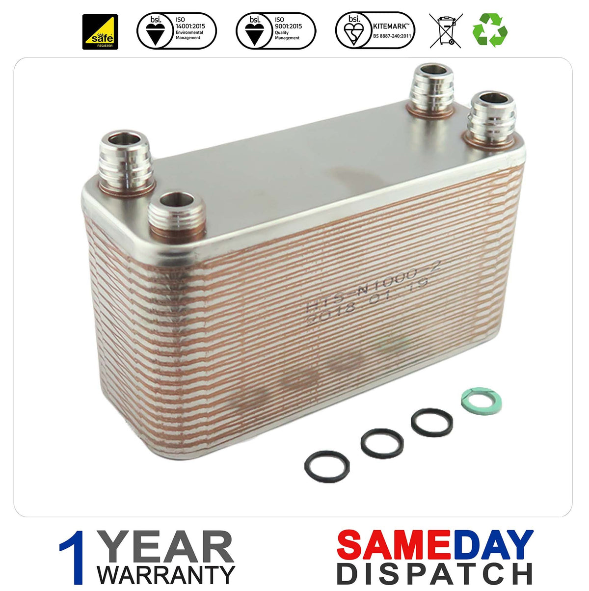Vaillant Plate Heat Exchanger 065132