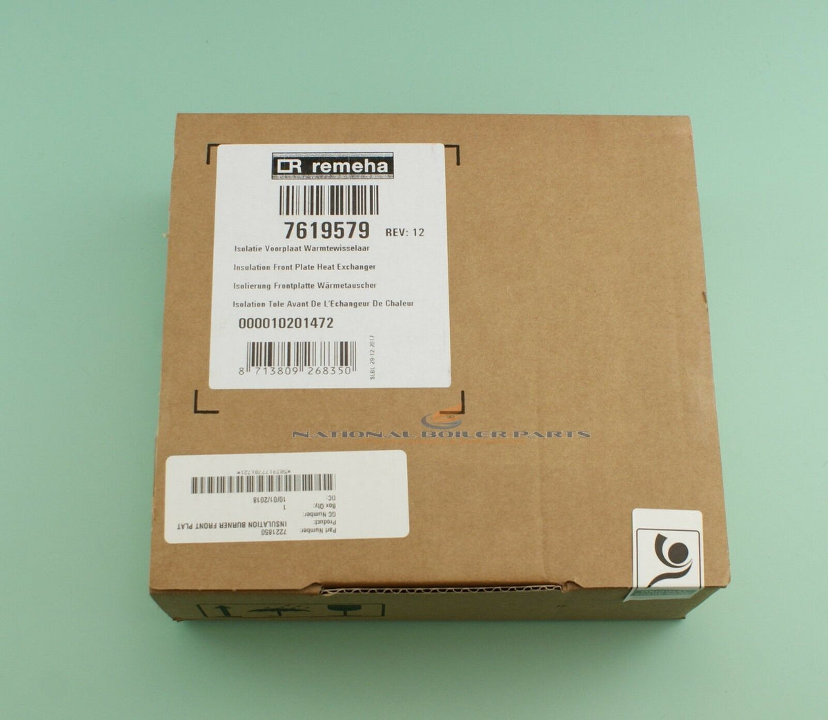 Potterton Insulation Front Plate Heat Exchanger 7221850