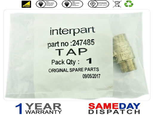 Baxi Boiler 3/4" Gas Service Cock Tap Valve 247485