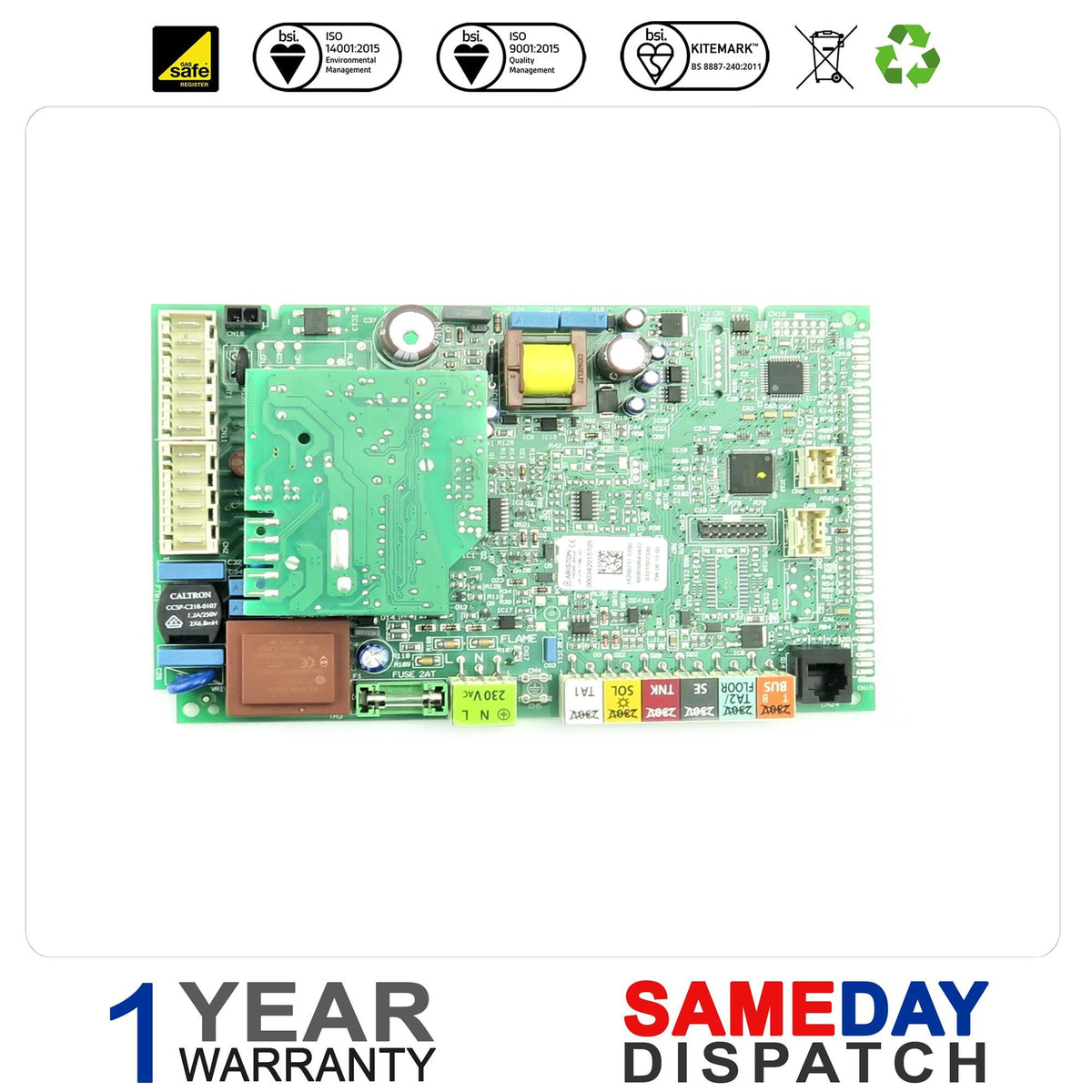 ARISTON E-COMBI EVO 24 FF EU & 30 FF EU BOILER PCB 60001898-04