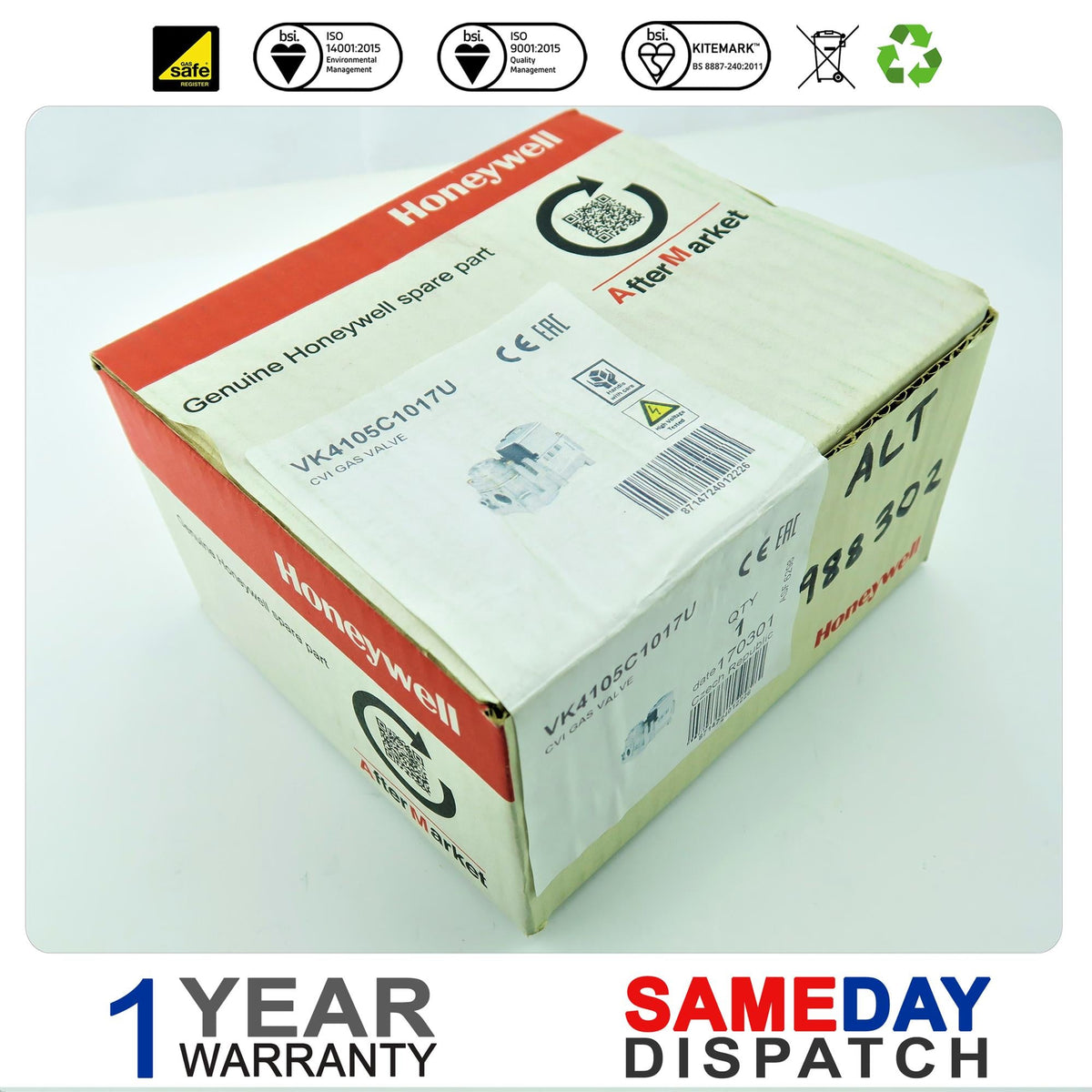Halstead Htg Best Lightweight Gas Valve 988302