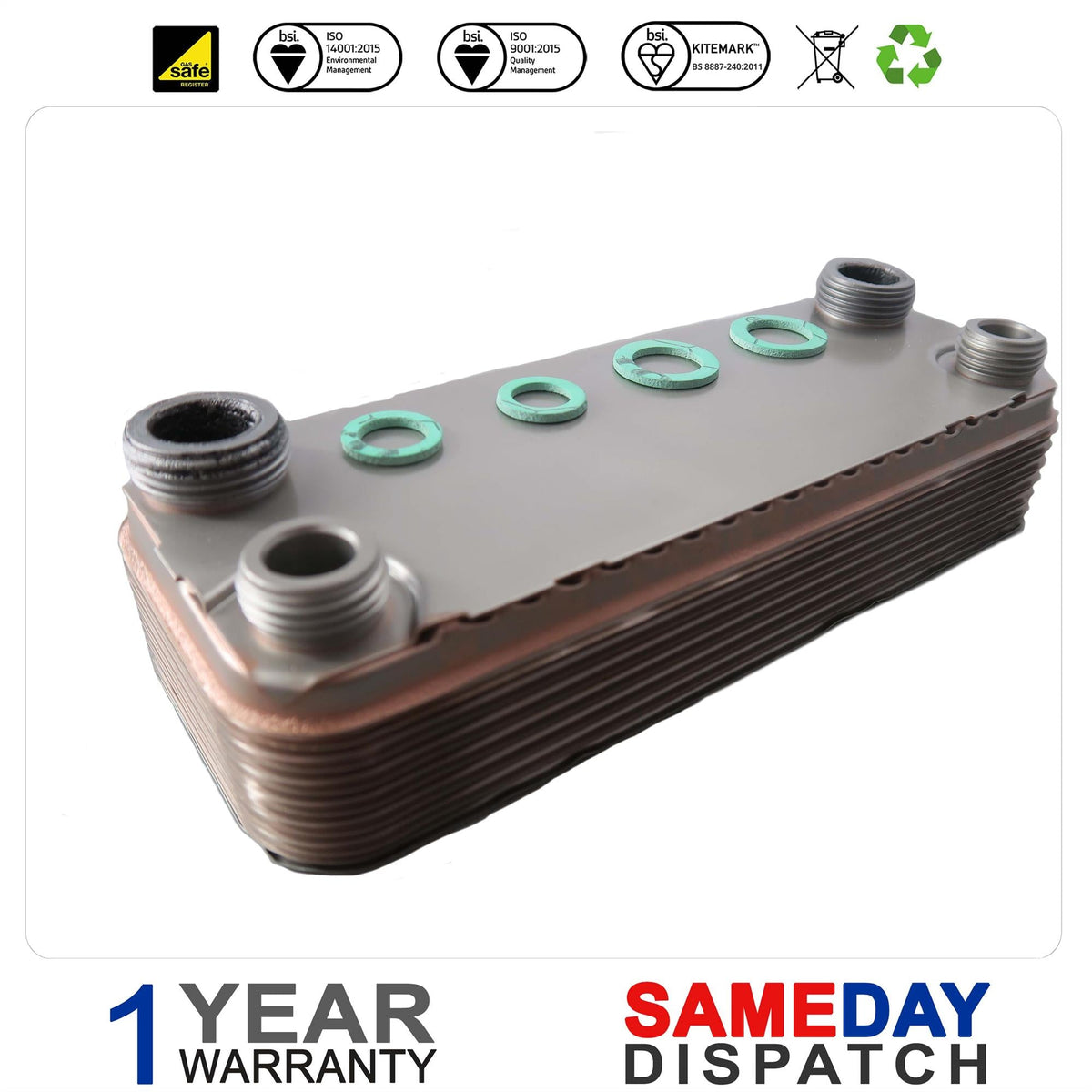 Vaillant Boiler Plate Heat Exchanger (14 Plates) 064946