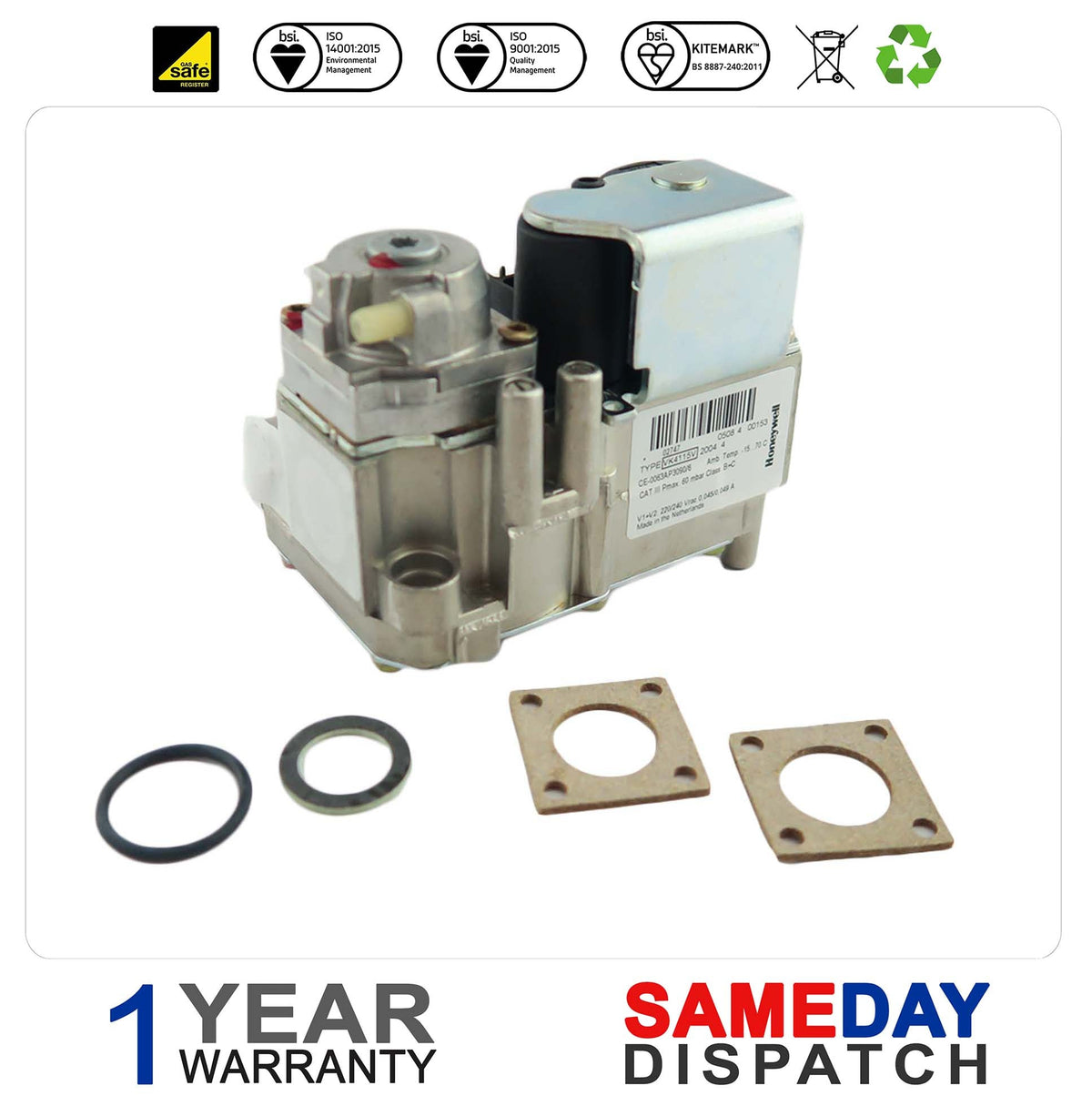 FERROLI?OPTIMAX 25S 25OV 25C?GAS VALVE 39810420 Brand New