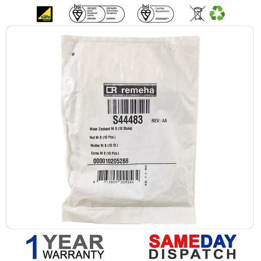 REMEHA NUT M 8 (10PCS) S44483
