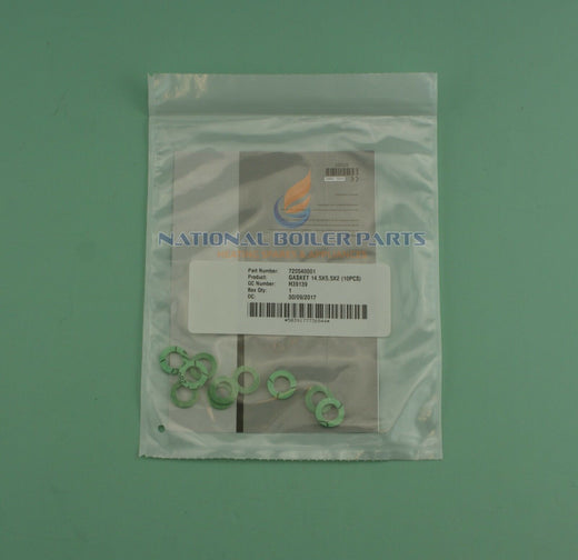 BAXI PLUS 24C 28C 35C 39C COMBI GASKET 14.5X5.5X2 10 PCS 72054001