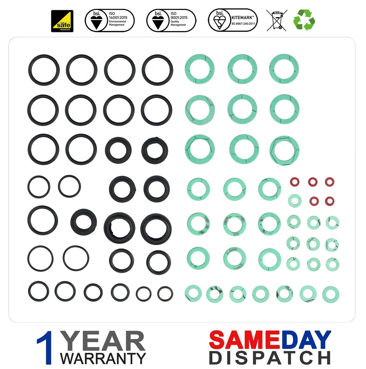 Vaillant Ecotec Plus Boiler O Ring Washer Gasket Kit (For All Ecotec Models)