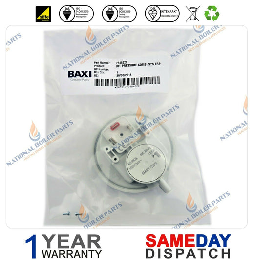 Baxi Gold Combi Erp Boiler Kit Pressure 7648326