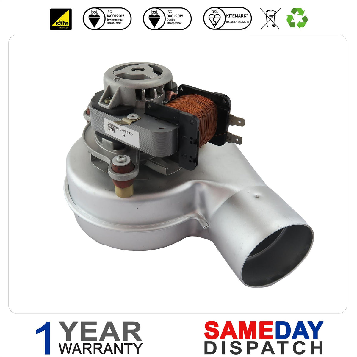 Sime Planet Super 4 F.S Wm / Super 90MKII Boiler Fan Assembly 6225615