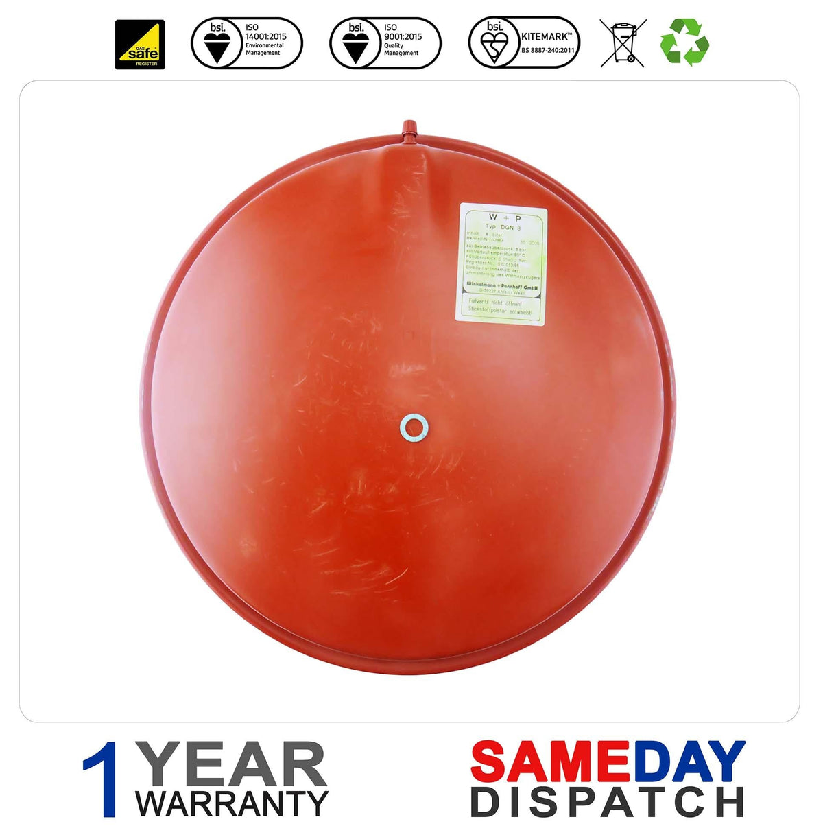 Worcester 24i 28i Rsf Boiler Expansion Vessel 87161425020